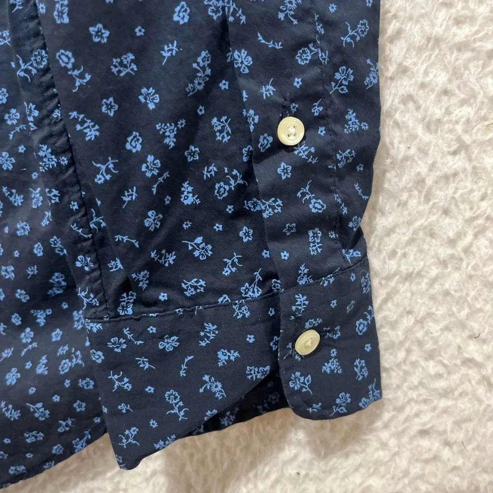 Polo Ralph Lauren Mens Slim‎ Fit Floral Print Button Down Shirt Size Medium